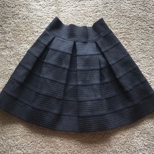 Pleated High Waist Mini Skirt